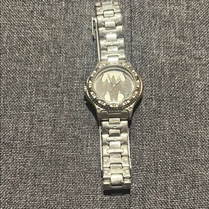 Women’s Batman Silver Watch with Crystal Accents
